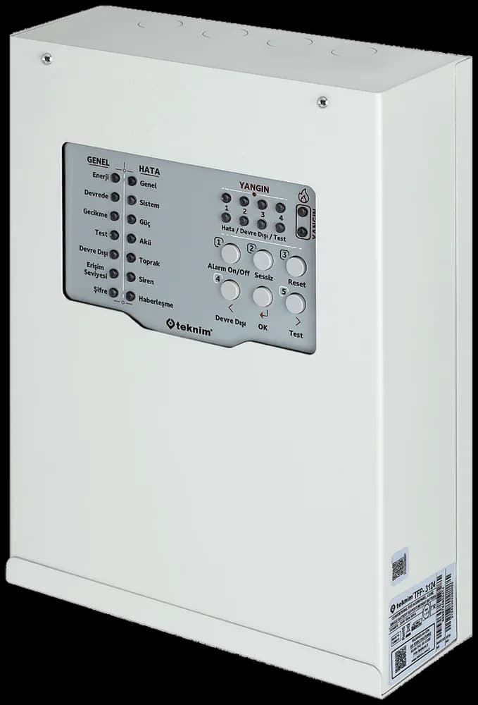 Teknim TFP-3124 4 Bölgeli Konvansiyonel Yangın Alarm Paneli